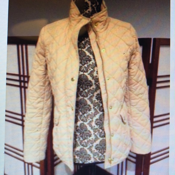 J. Crew Jackets & Blazers - J.Crew Jacket-Ivory Lightweight Quilted Coat